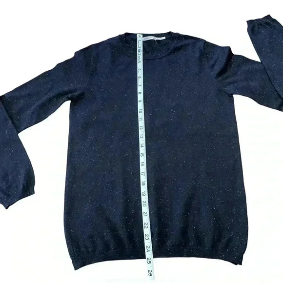 NWOT Esqualo, Sparkling Long-Sleeve Pullover, Medium, Black - Picture 8 of 9